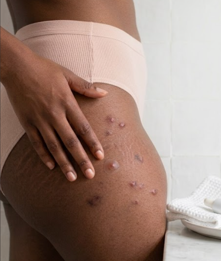 Boutons rouges sur les fesses : ce que ça révèle