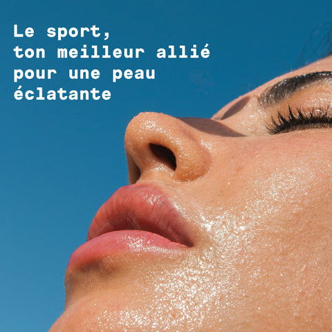 The benefits of sport on the skin